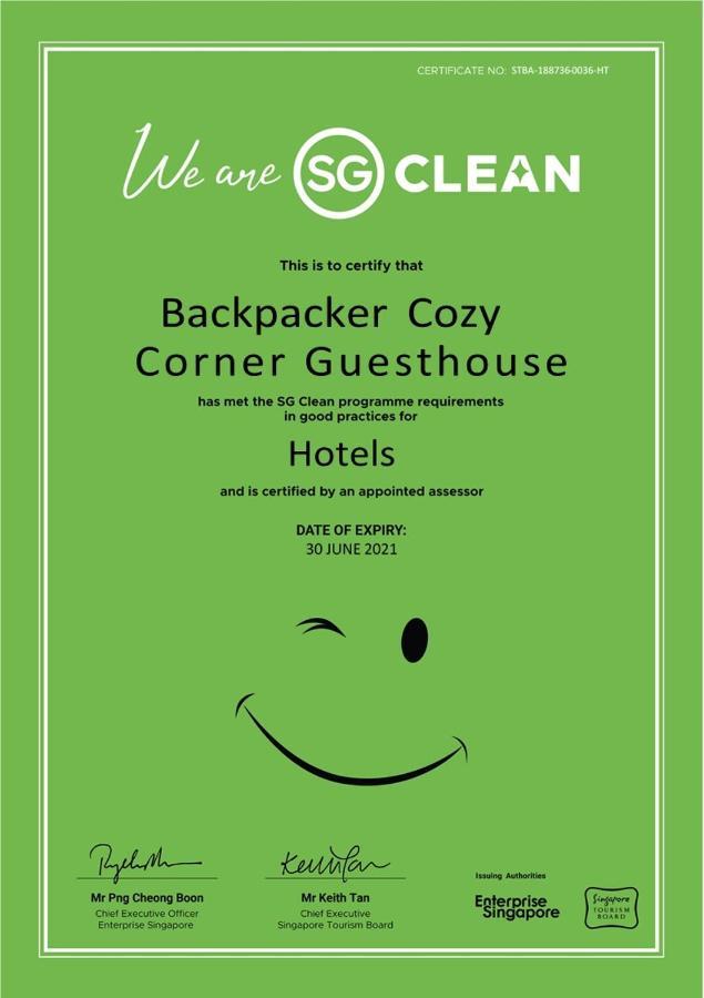 Backpacker Cozy Corner Guesthouse Singapur Exterior foto